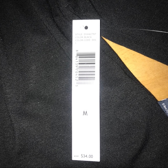 DKNY  Black Long Sleeve Top with Studs Girl Med - Picture 7 of 9